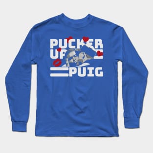 Yasiel Puig Kissing Long Sleeve T-Shirt